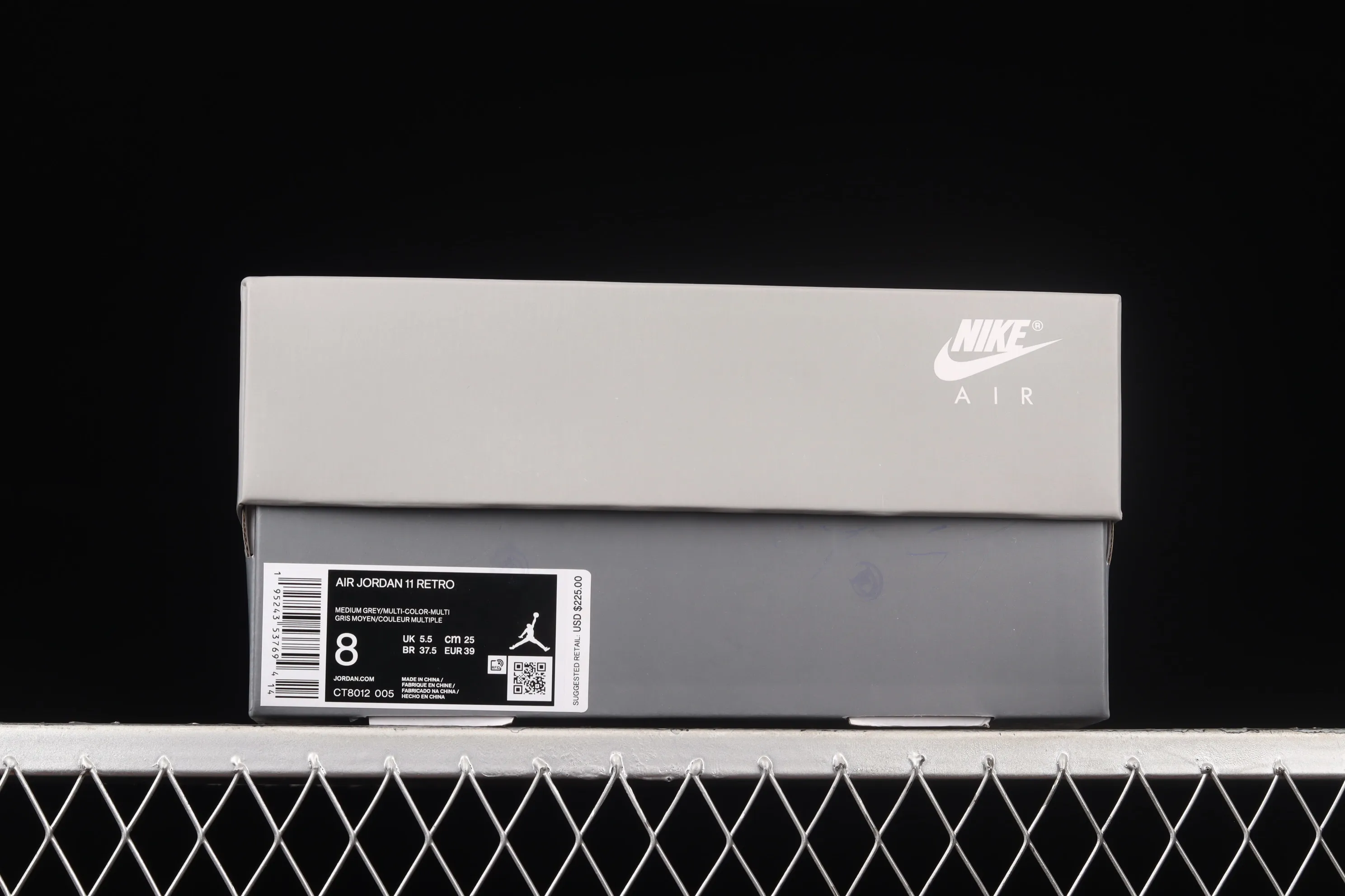All categories Air Jordan Jordan series basketball shoes Air Jordan 11 cost-effective version Air Jordan 11 Retro "Cool Grey" AJ11 Joe 11 new cool gray real standard real carbon CT8012-005